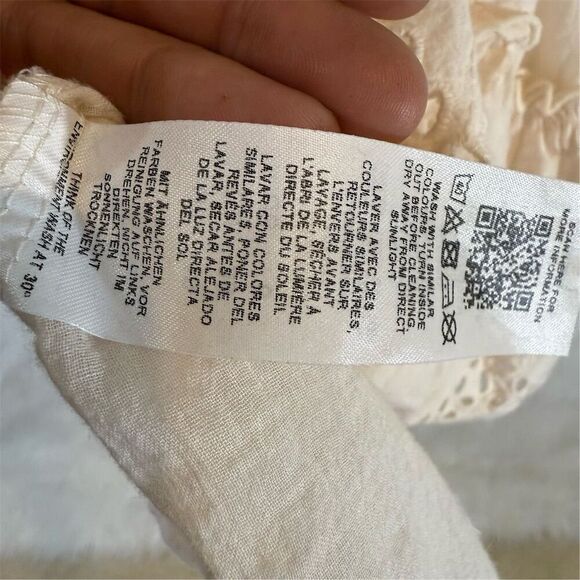 ASOS Broderie eyelet sweetheart neckline boho dress - Picture 7 of 8